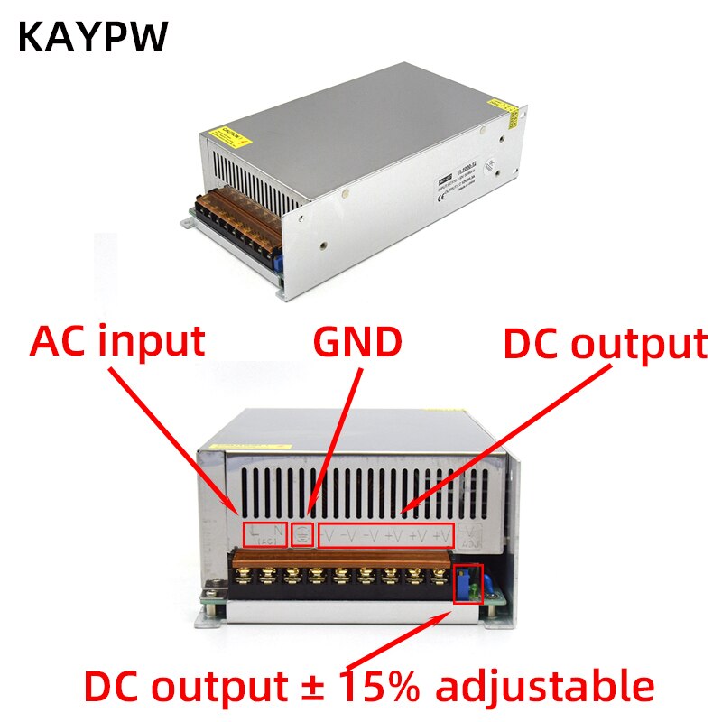 Valaistusmuuntaja  ac110v-220v virtalähde 2a 3a  dc 12v 5a 10a 20a 30a 40a 50a 60a 80a valopalkki kytkin ajurin virta