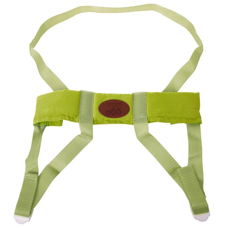 Baby barn småbarn säkerhet lätt tvätt sele & steg gå assistent tyglar - grön
