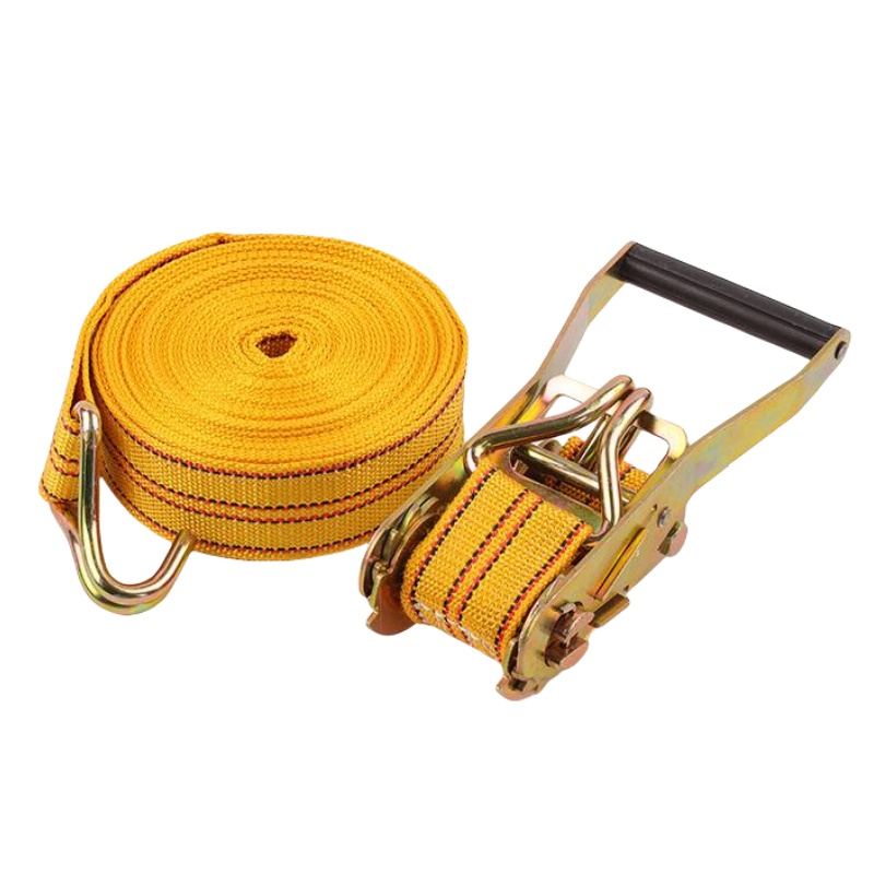 Double Hook Cargo Straps Thickened Ratchet Straps Universal Retractor Tie Down Straps Trailer Strap Tensioner Safety Rope: Default Title