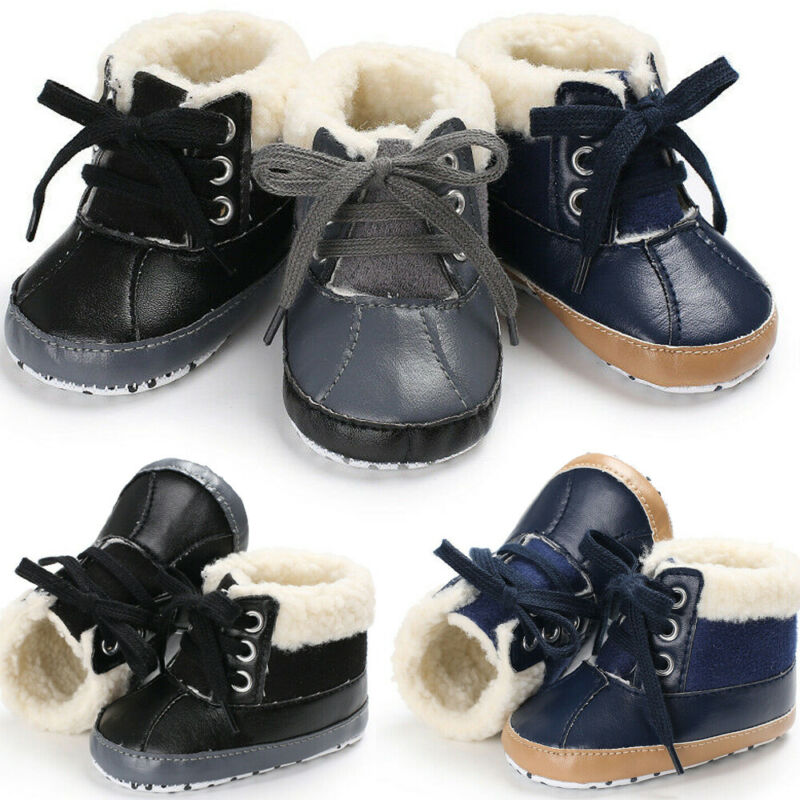 2020 di Marca Del Bambino Appena Nato Delle Ragazze Bambini Stivali Da Neve Caldo di Inverno Morbido Suola Scarpette da culla Stivali Scarpe Primipassi 0-18M