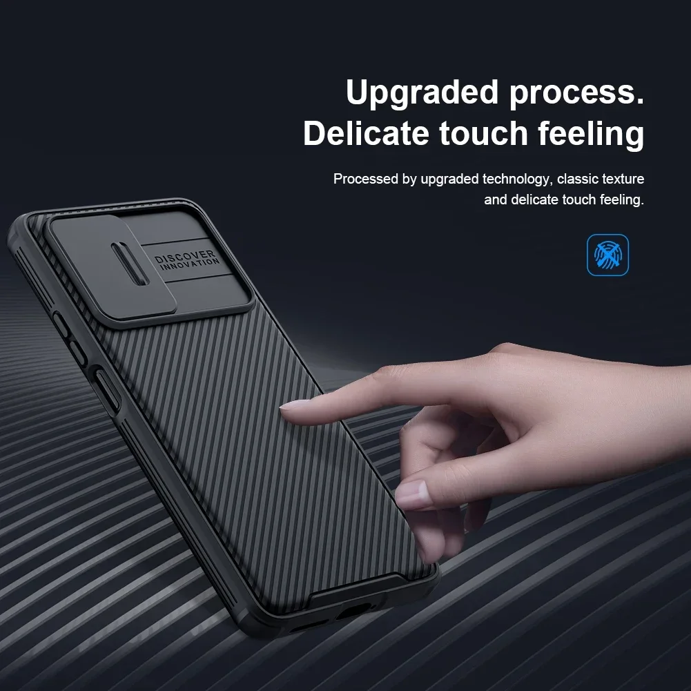 Nillkin para Xiaomi 12T Pro Mi 11T Pro Mi 10T Pro 5G CamShield funda con cámara deslizante Protector cubierta dura