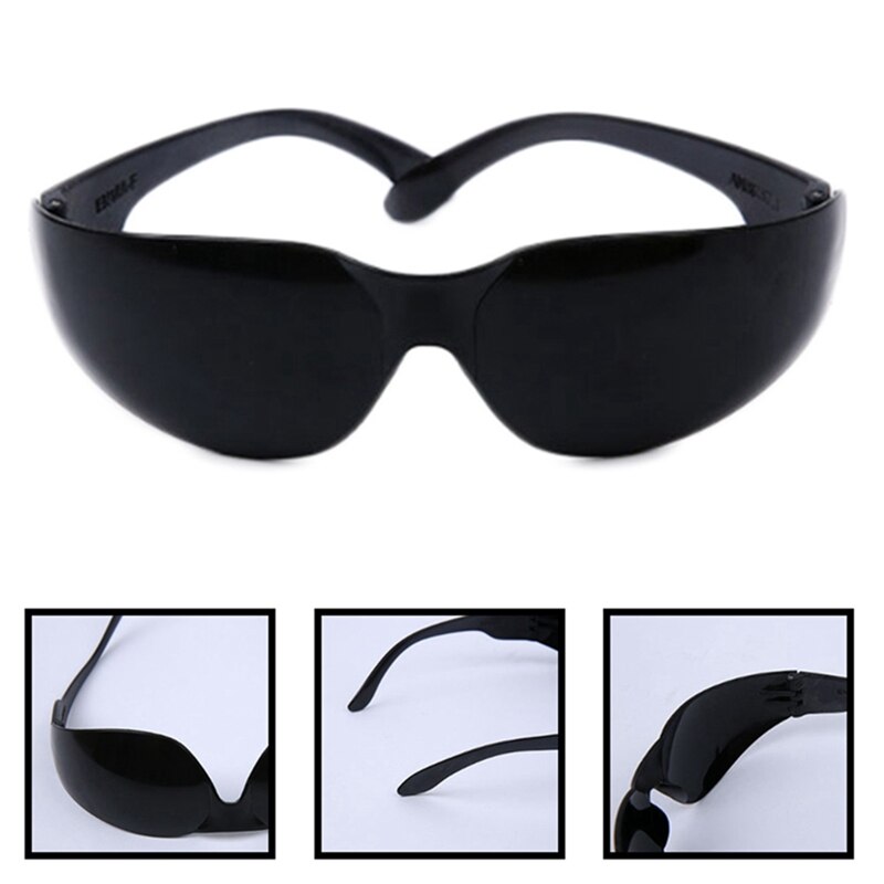 Gafas de soldadura fotoeléctrica antifuertes, lentes de protección para soldadura eléctrica, color negro