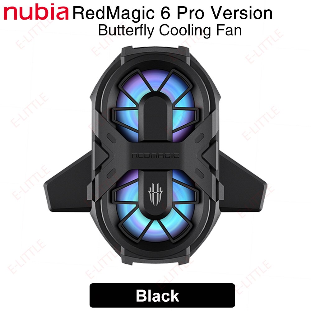 Enfriador de teléfono móvil Nubia Red Magic 6 Pro, Enfriador de mariposa para RedMagic 6: For RedMagic 6Pro