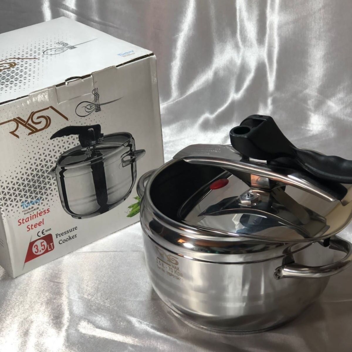 Pressure Cooker 3.5 Liter 18/10 Kitchen Accessories Utensils For Kitchen Saucepan Pressure Cooker Cookware Price Performance