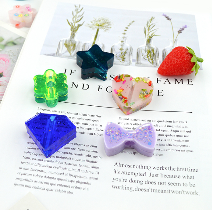 Diy-strohhalmaufsatzform aus harz, form für blume und schmetterling, strandparty-dekoration, epoxidharz-kunst, strohhalmbefestigung, bastelarbeiten