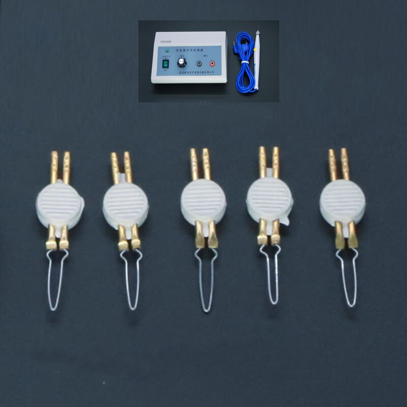 Electrocoagulation hemostatic device, coagulation pen, cosmetic plastic cautery device, rechargeable pen head, adjustable power: Deep Blue