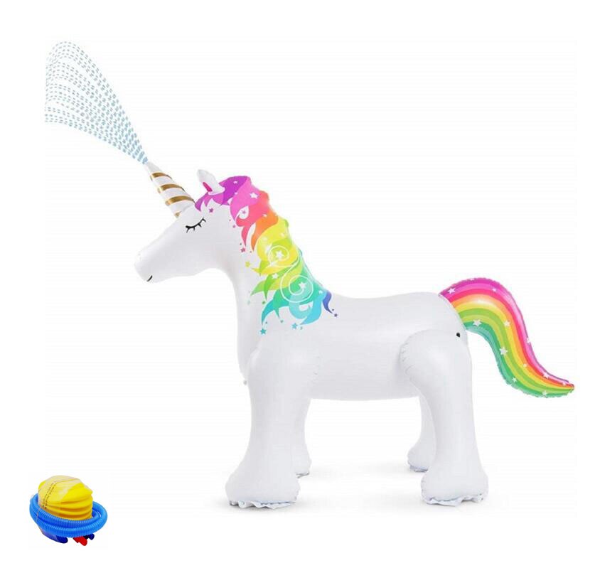 Summer Home PVC Animal Sprinkle Water Park Inflatable Elephant Outdoor Beach Toy Children Play Water Unicorn Spray Water Toys