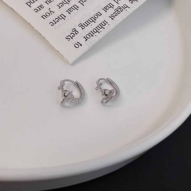 planète boucles d'oreilles femmes coréen Niche exquis oreille accessoires français rétro Simple tempérament boucles d'oreilles bijoux