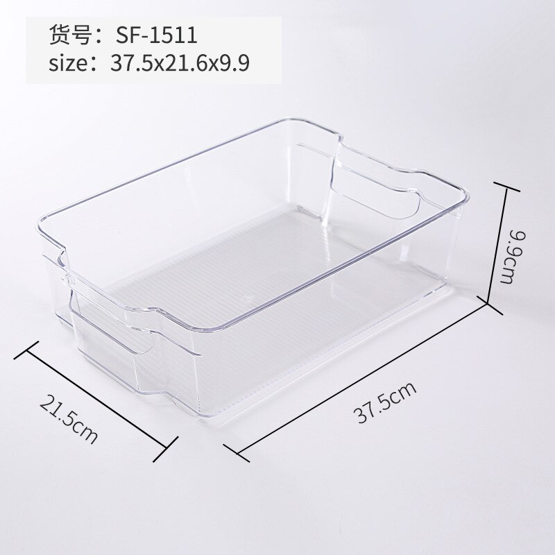 Användbar förvaring insamlingslåda korg kök kylskåp frukt arrangör ställ verktygslåda samla container cocina: F