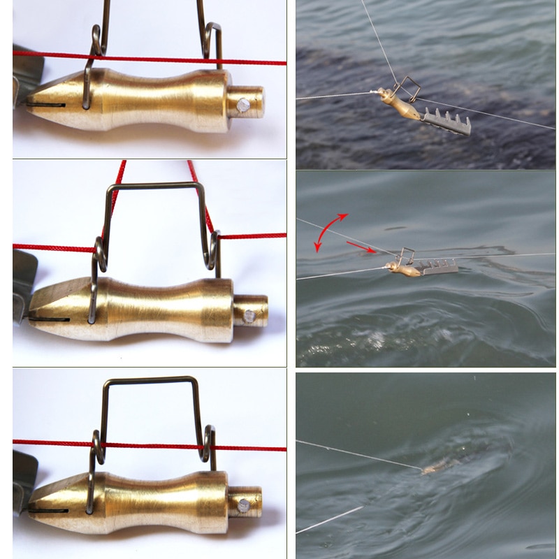 Stainless Steel Retriever Bait Rescue Lure Seeker for Fishing Tackle Minnow Carp SER88: Default Title