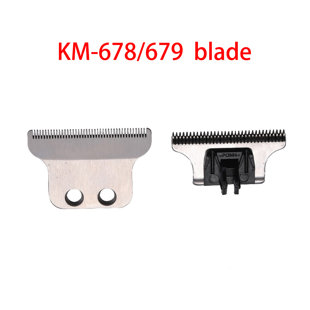 Kemei hårklipperhoved reservedele til km -5021/5026/5027/1949/1948/1757/929/678/679/1113/1115 hårtrimmerbladtilbehør: Orange