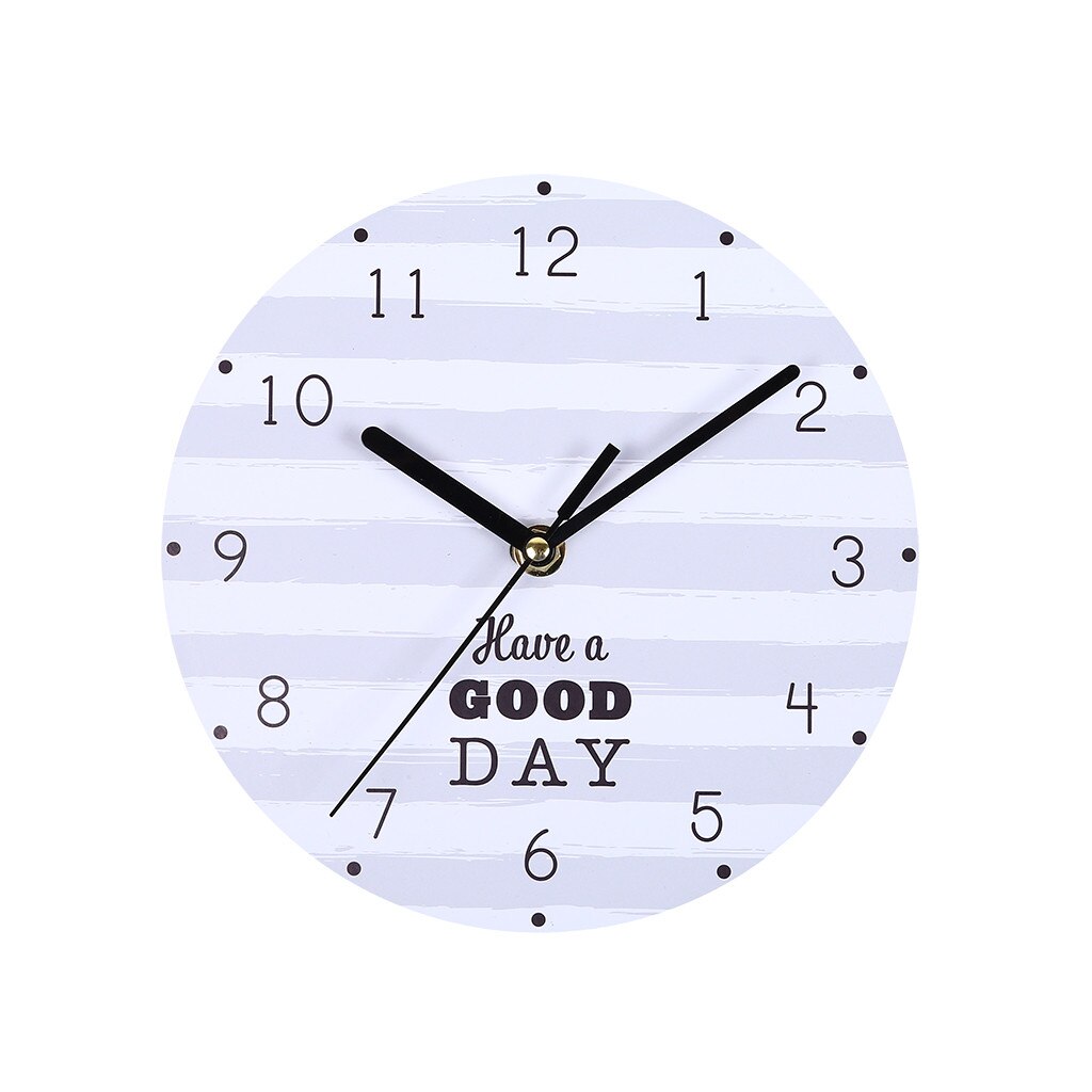 Wooden MDF Wall Clock Farmhouse Decor Wall Clocks Large Decorative Reloj De Pared Home Decor Digital Wall Clock: E