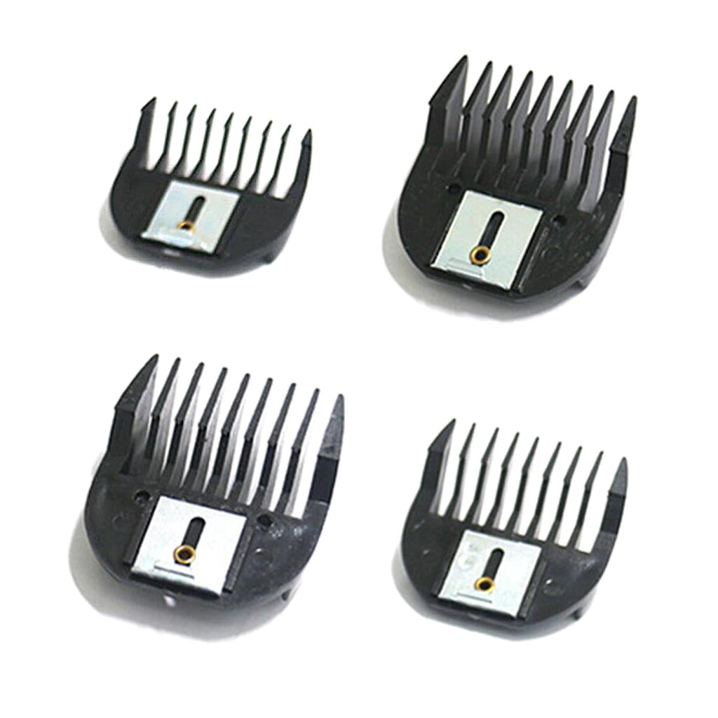 4x 3/6/9/12mm Hair Clipper Limit Guide Comb Size Replacement
