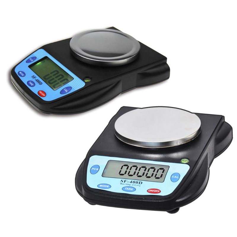 SF-400D Analytical Balance Lab Electronic Digital Scale 500g/0.01g Black