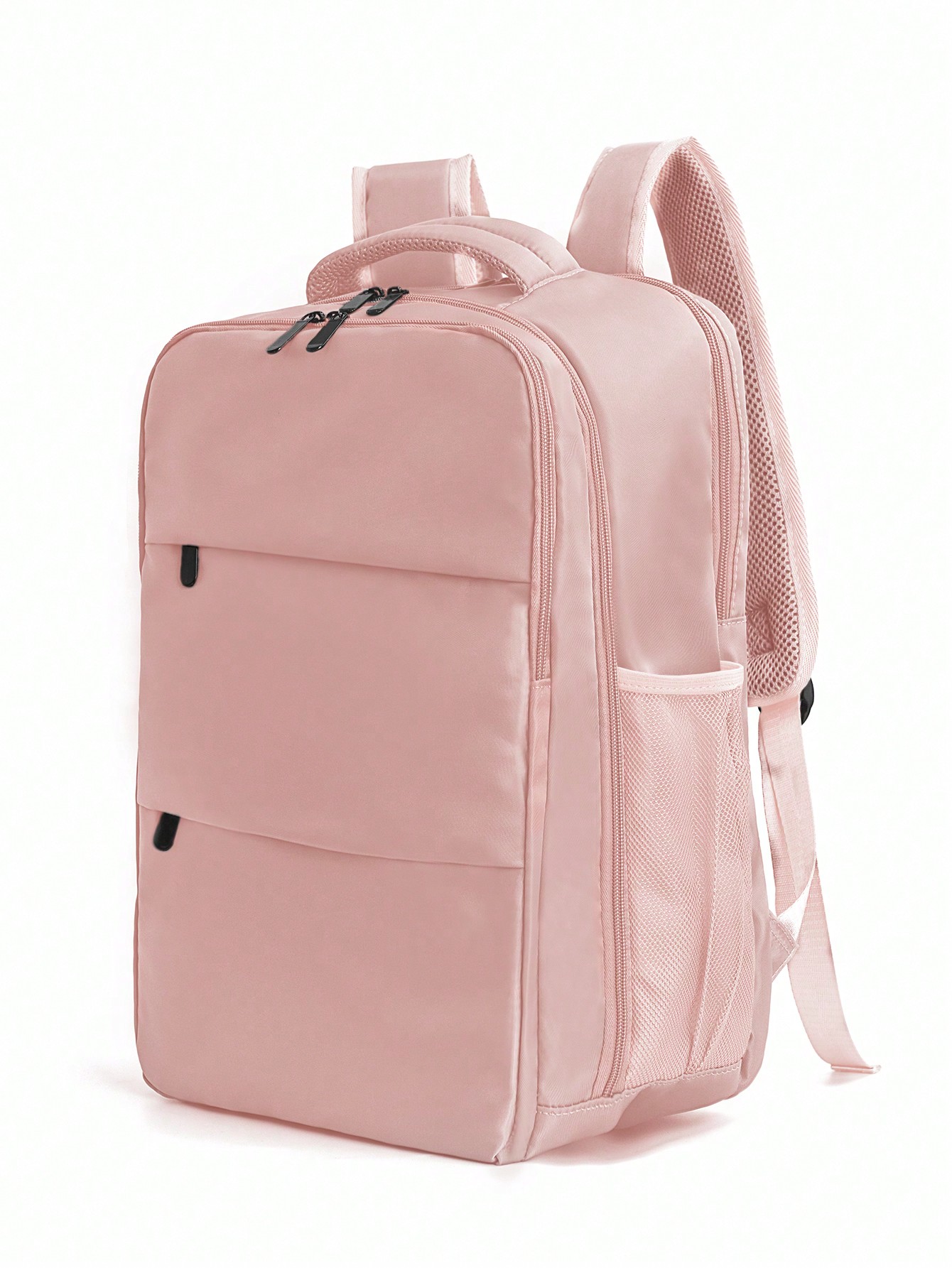 16 Inch Unisex Large-Capacity Business Travel Lightweight Waterproof Durable Laptop Backpack Multi-Functional Backpack: Pink