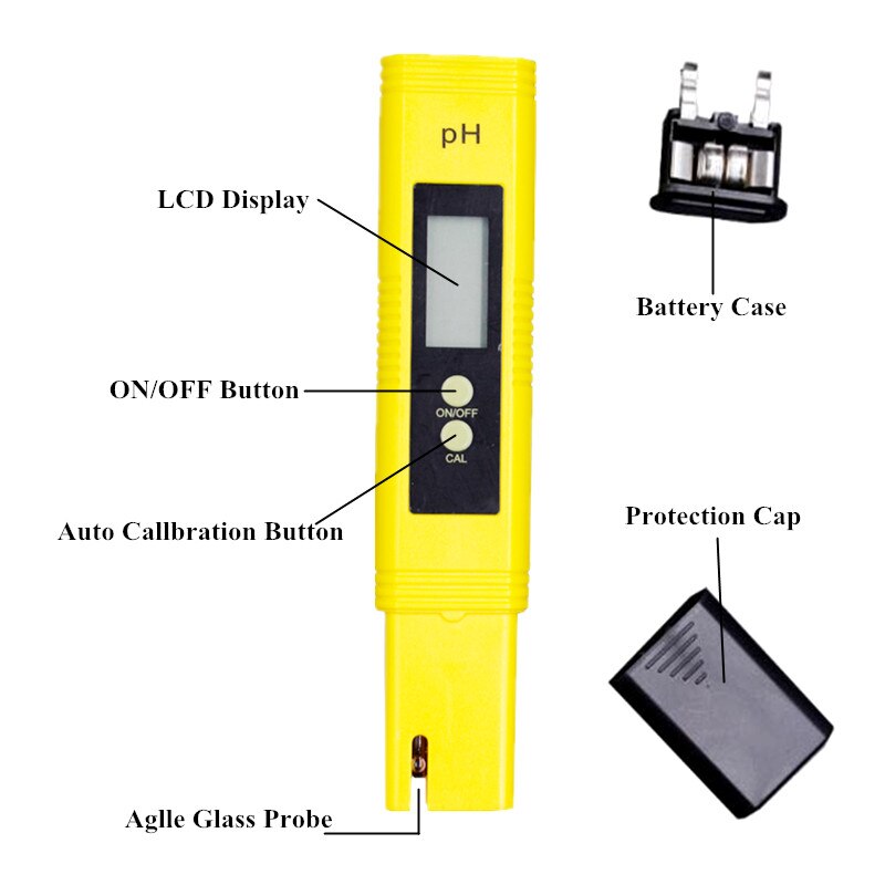 Digital pH Meter HIGH ACCURACY POCKET SIZE 0.01 resolution TDS&EC Tester for Household Drinking, Pool Aquarium Water 20%off