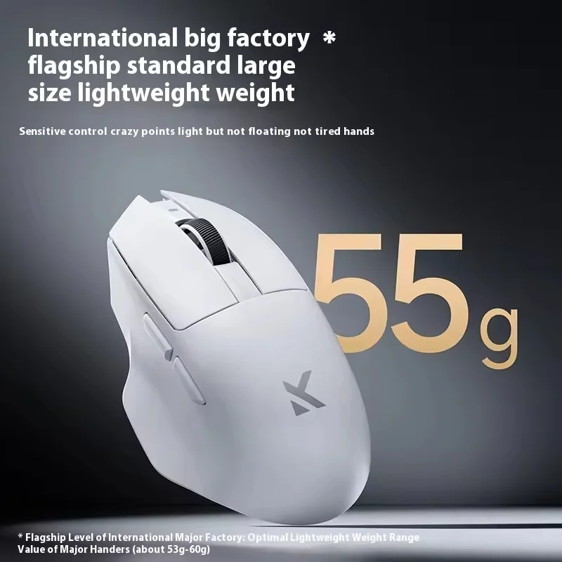 MCHOSE G7 PRO Tri-Mode Wireless Mouse High Speed Response High Sensitivity Ergonomics Lightweight Custom Office Gaming Mouse