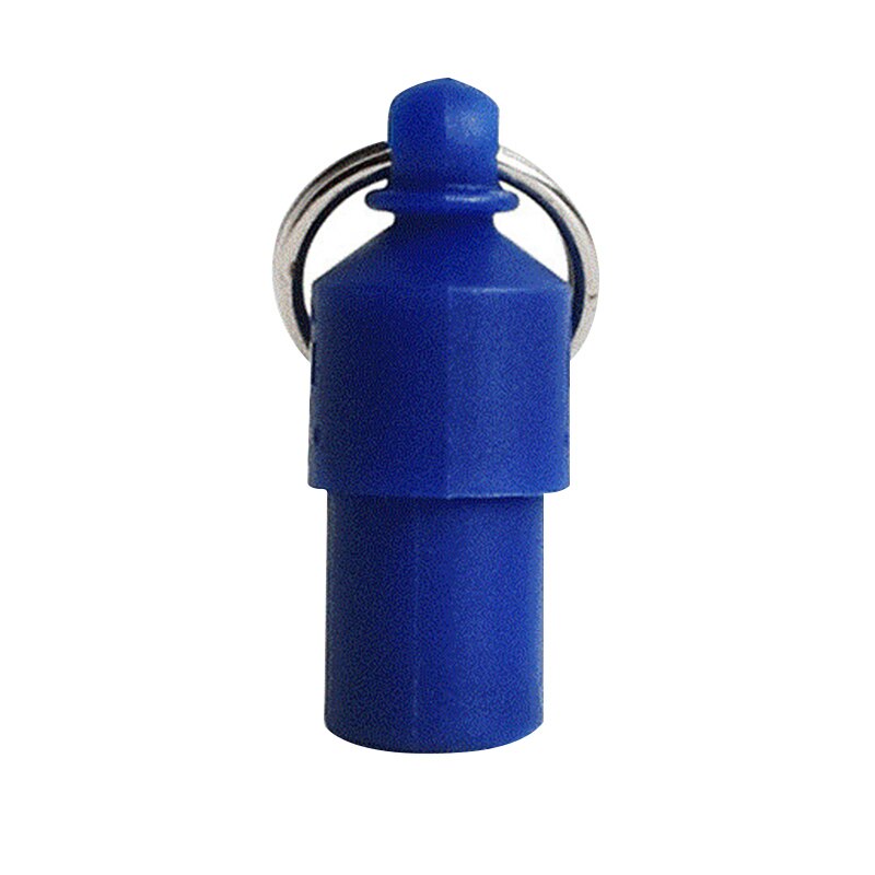 Étiquette d'adresse pour chien et chat, Tube d'identification, Anti-perte, collier: Blue