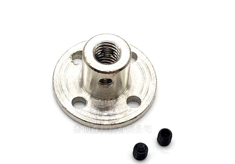 Flange Coupling Nut Motor Guide Shaft Hole diameter 6MM Threaded shaft support Fixed seat Flange Coupling