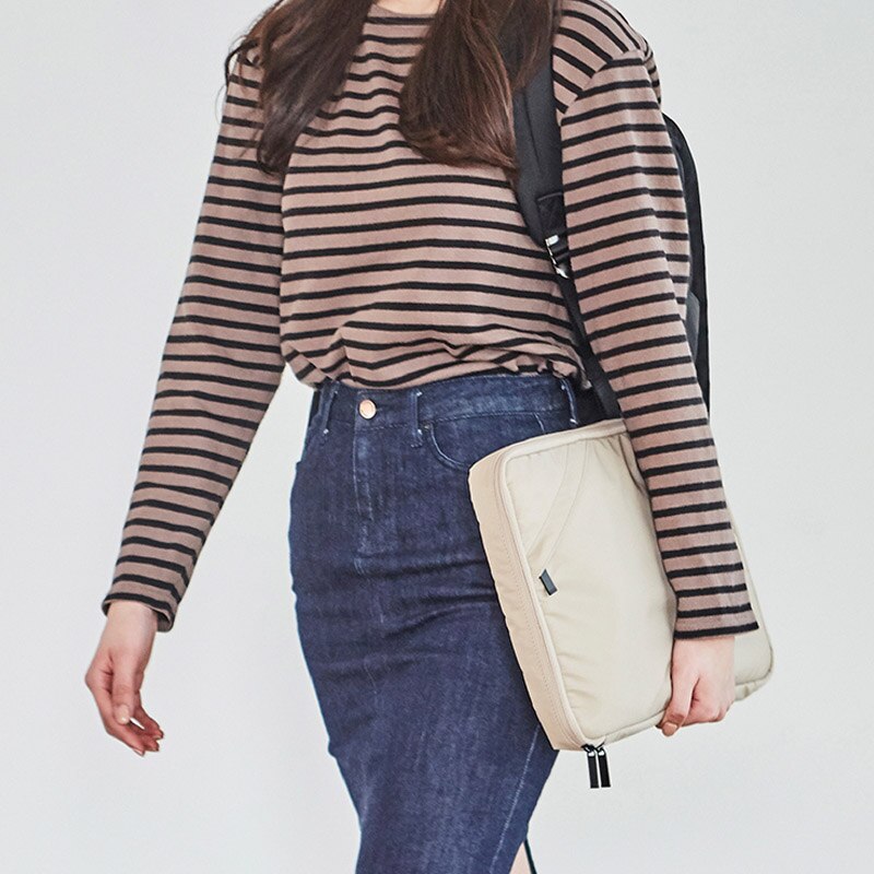 Herr handväska dokumentväskor portföljer 13 tums ipadelectronic datalinje arrangör påse kontorsväska kvinnors resetillbehör