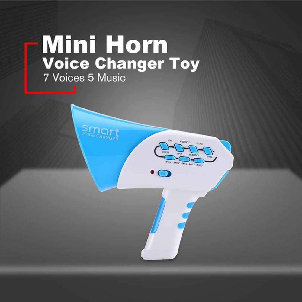 Magisk stemmeskifter flerkanals stemmeskifter intelligens håndholdt højttaler 7 lyde 5 musik barnestemmekonverter