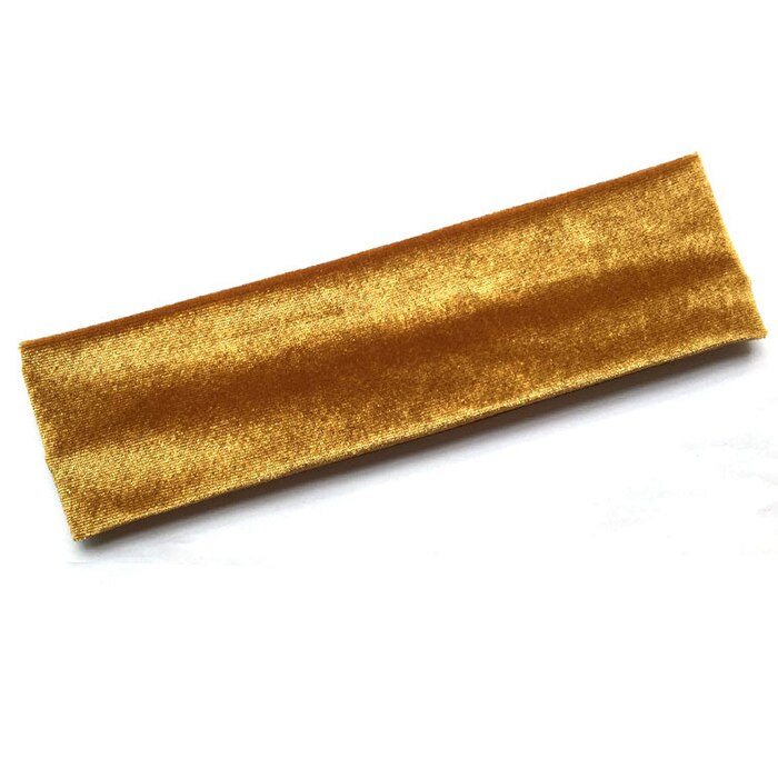 Elastic Velvet Classic Color Hair Belt Girl Headband Accessories Black Hair Bands Tie For Women Leisure Girls: gold