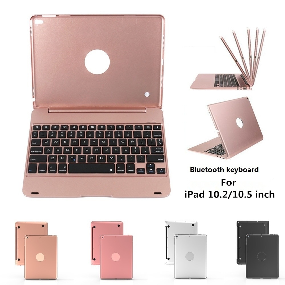 Dünne Drahtlose Bluetooth Tastatur Fall Stehen Smart Cover für IPad 10,2/10,5 Inch, Nicht Einschließlich Ipad