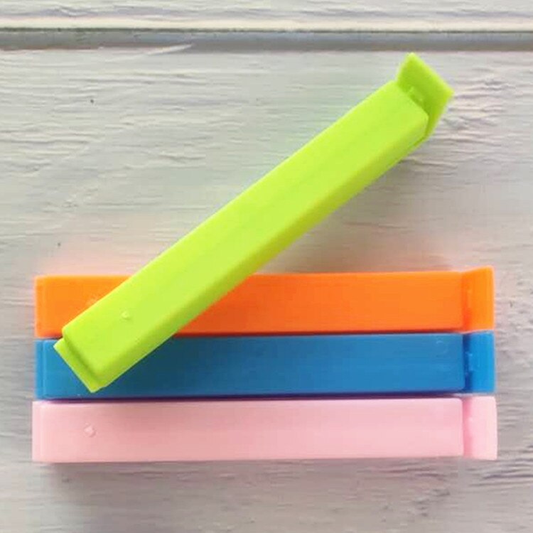 10PC przenośna kuchnia przechowywanie żywności przekąska foka klipsy robić zamykania torebek zacisk uszczelniający plastikowe klipsy spożywcze losowe cukierki kolor: Default Title