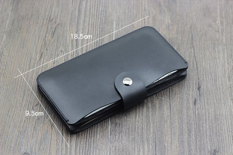 Horizontal simple Dual phone bag pouch case for 16-17cm phone 11promax xsmax mate30pro mate20pro mi10pro