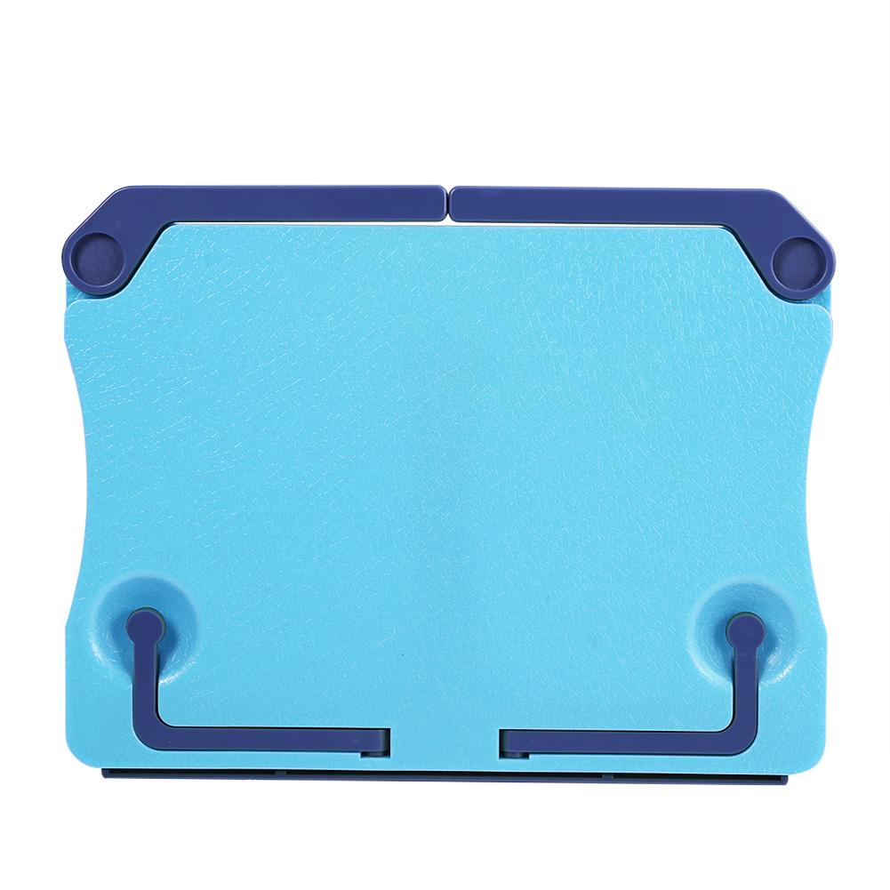 Portable Folding Desktop Book Reading Shelf Bookshelf Desk Music Recipe Stand Tablet PC Mobile Phone F'd Stand （Blue）: Default Title