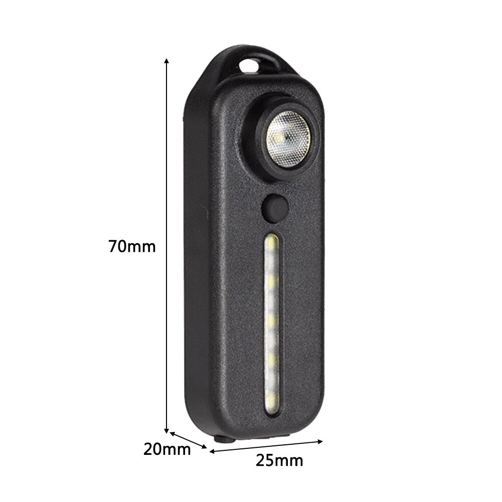 Helmet Mount Light USB Rechargeable LED Tactical Flashlight - Red...