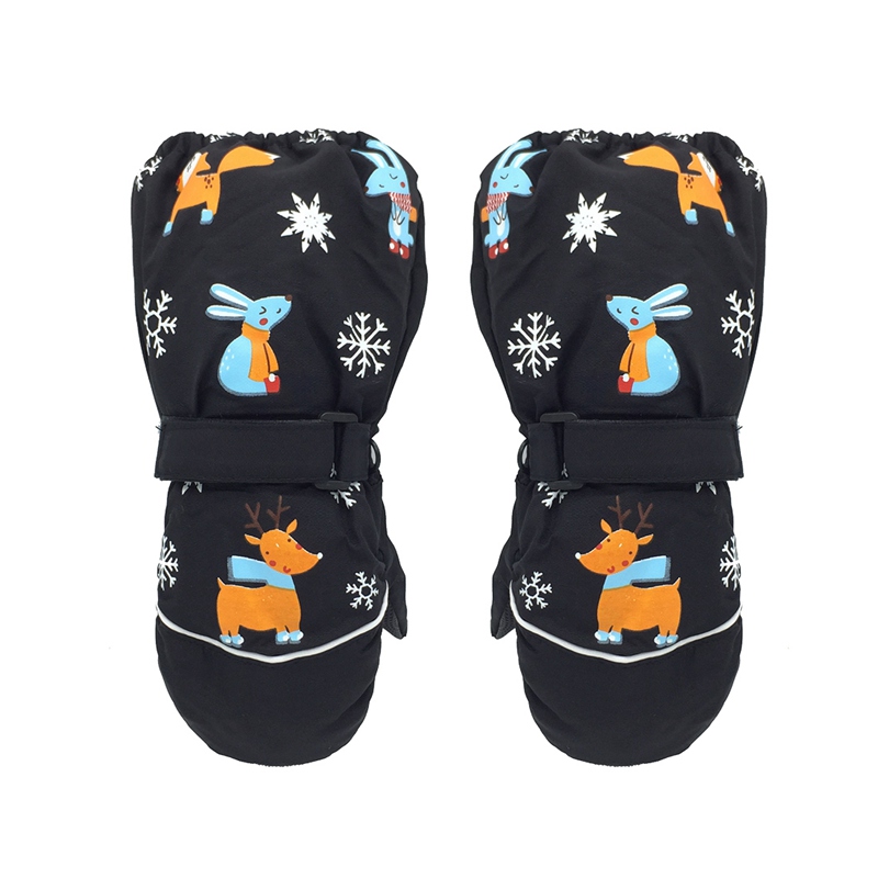 Kids Winter Handschoenen Warm Kids Ski Handschoenen Dikker Peuter Sneeuw Wanten Waterdicht Meisjes Jongens Wanten Kinderen Snowboard Handschoenen: 1