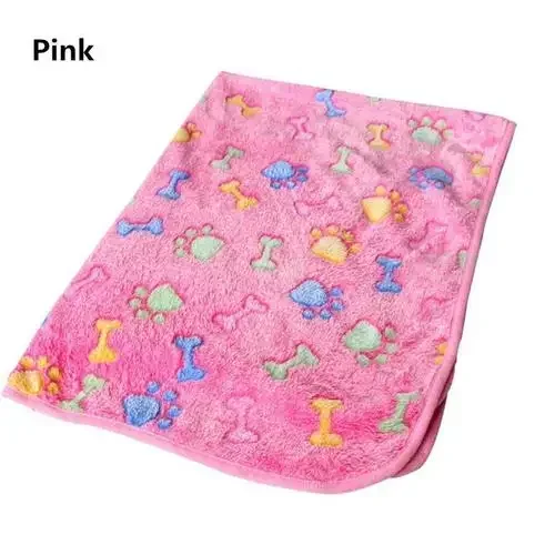 Manta para conejillo de indias para hámster, artículo para mascotas pequeñas, cama suave y cálida, estera para dormir, almohadilla polar de franela para conejo, erizos, accesorios para hámster: Rosa