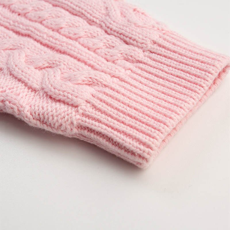 Wintertrui voor meisjes en jongens, wollen gebreide top, thermokleding voor kinderen, klassieke ronde hals trui met letters.