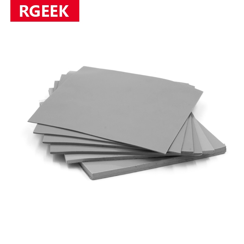 Heat Dissipation Soft Silicone Pad CPU/GPU Card Water Cooling Thermal Mat 12.8W/mk 85x45mm 120X120MM 100X100MM термопрокладка