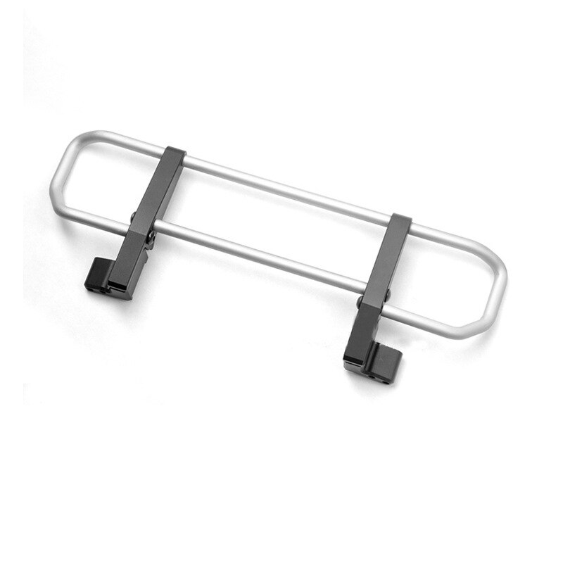 Metall Front Bumper & Bas för 1/10 RC Crawler Bil Traxxas TRX4 G500 TRX6 G63: Silver-