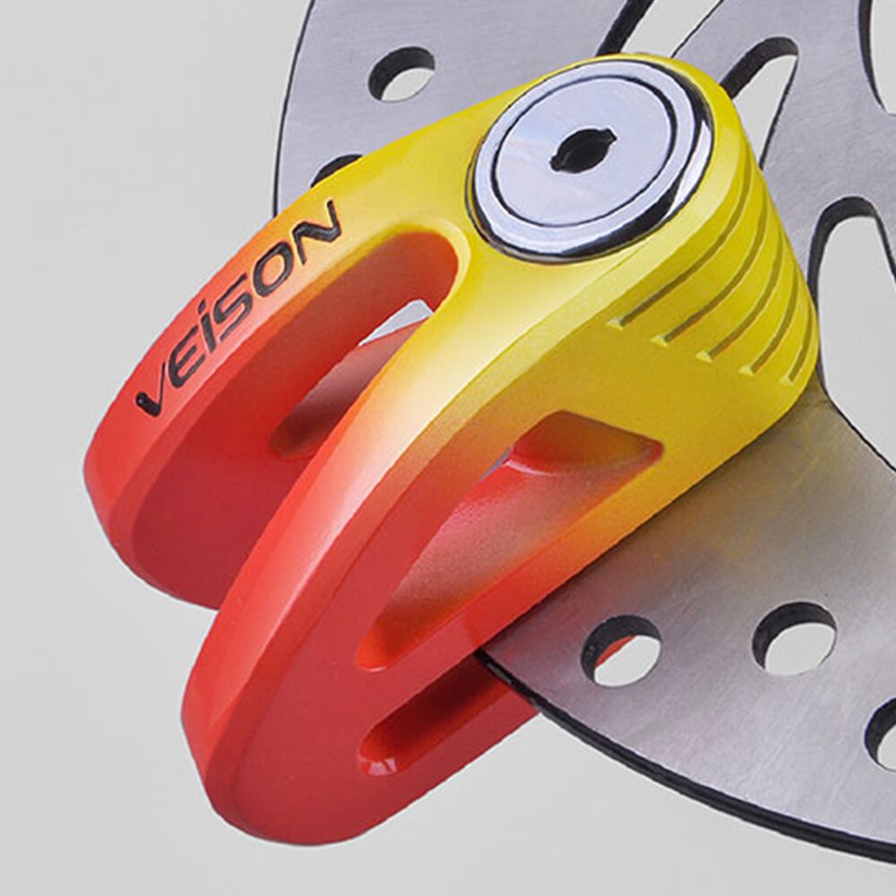 Blokada do motocykla Alarm dla Moto Security zamek do hamulca tarczowego wodoodporny antykradzieżowy motocykl blokada rowerowa Alarm motocyklowy rower