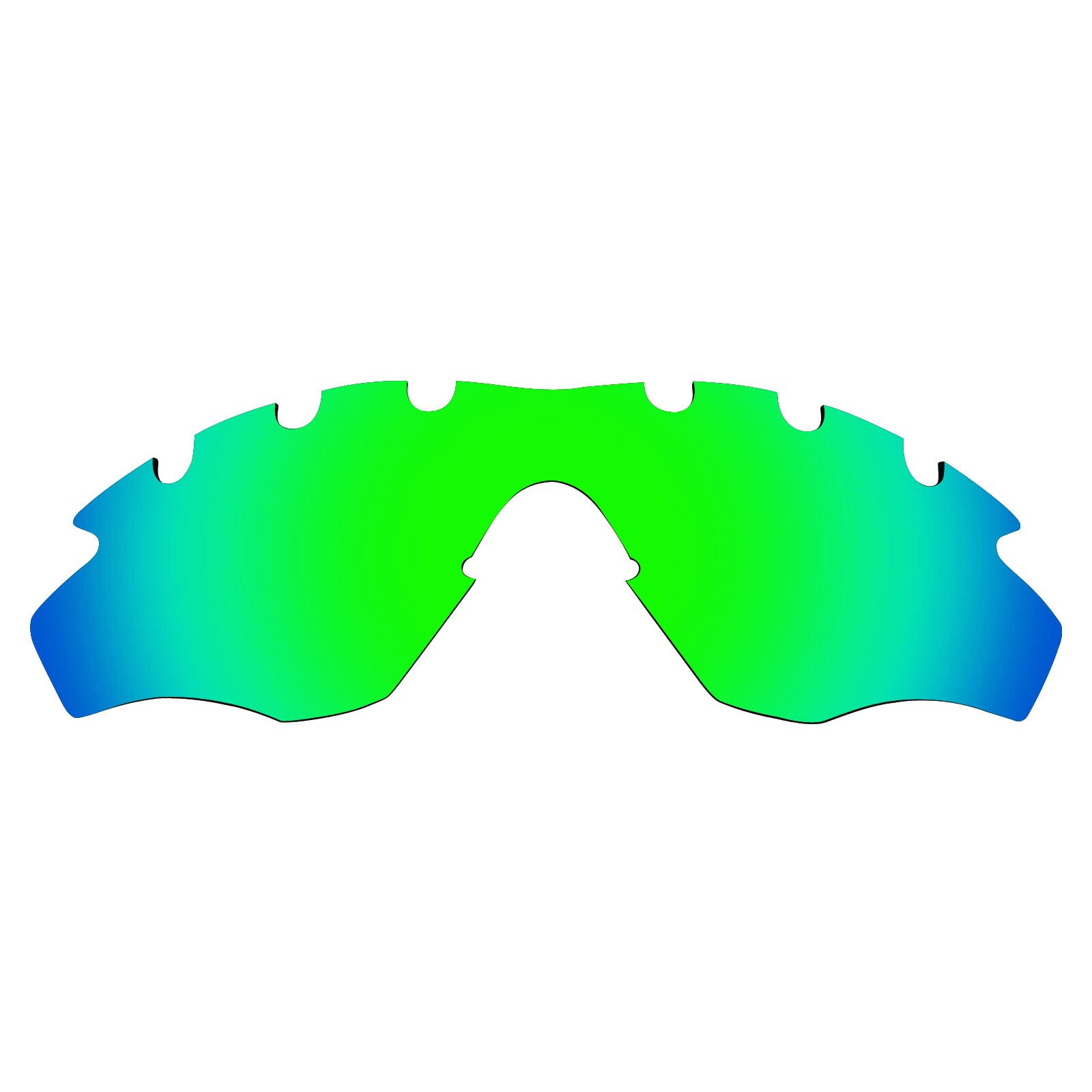 Alphax Polarisierte Ersatz Linsen für-Oakley M2 Rahmen Lüftete OO9212 Sonnenbrille Rahmen Mehrere Entscheidungen: olive grün