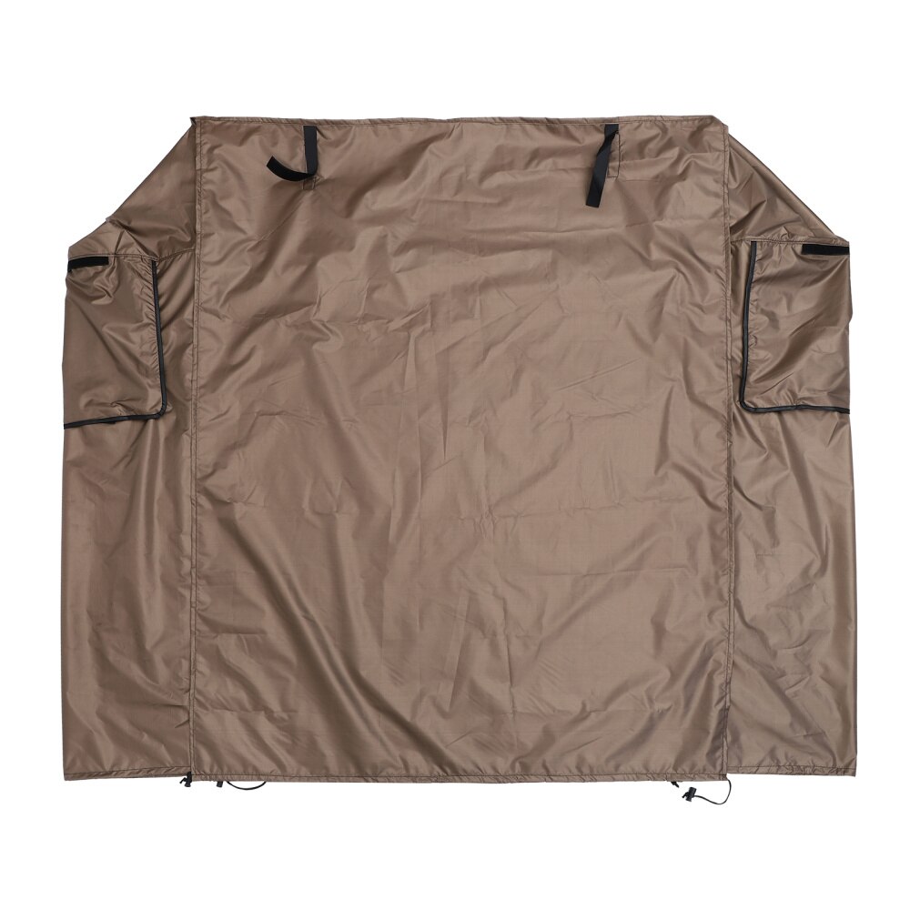 Outdoor Bird Cage Cover Yard Parrot Cage Rainshed Washable Waterproof Cover: Coffee