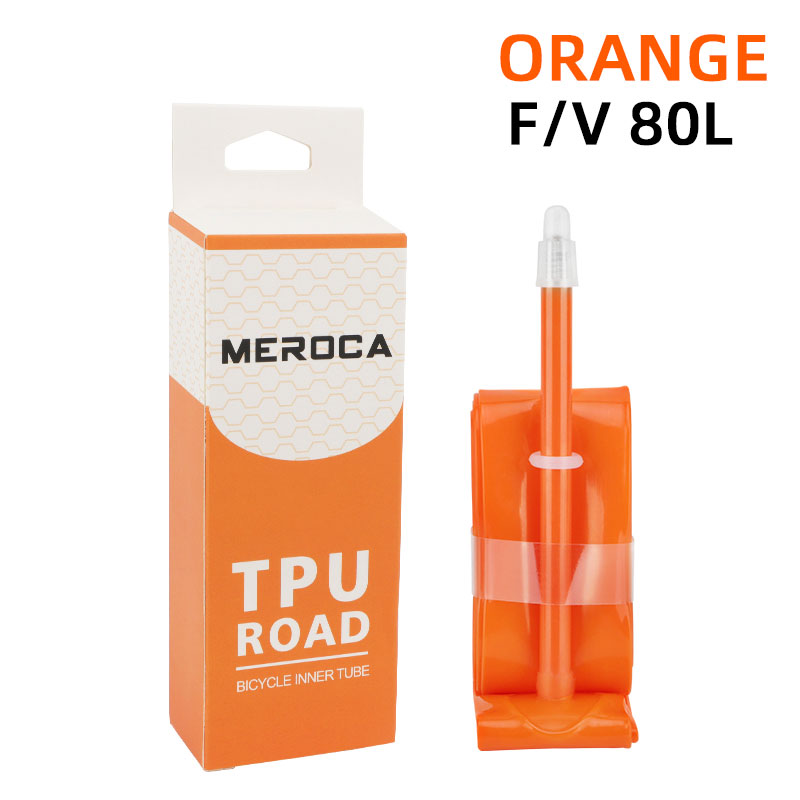 Meroca racercykel tpu-slang 700 x 23-32c fv 45l/65l/80l ultralätt racercykelslang: Mörkgrå