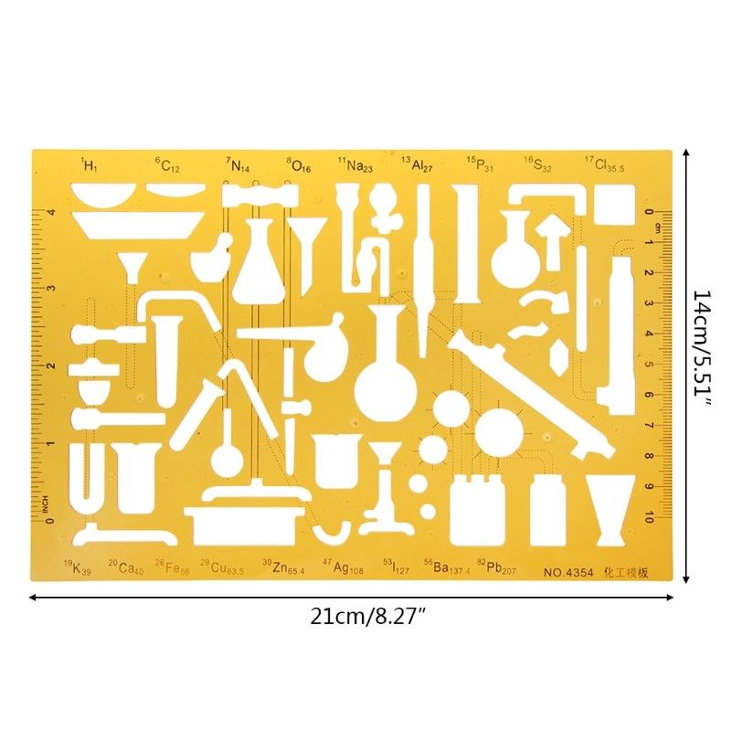 Xrhyy flödesschema symbol utarbetande mall linjal stencil mätverktyg elev skola produkt kit lab & vetenskapliga förnödenheter