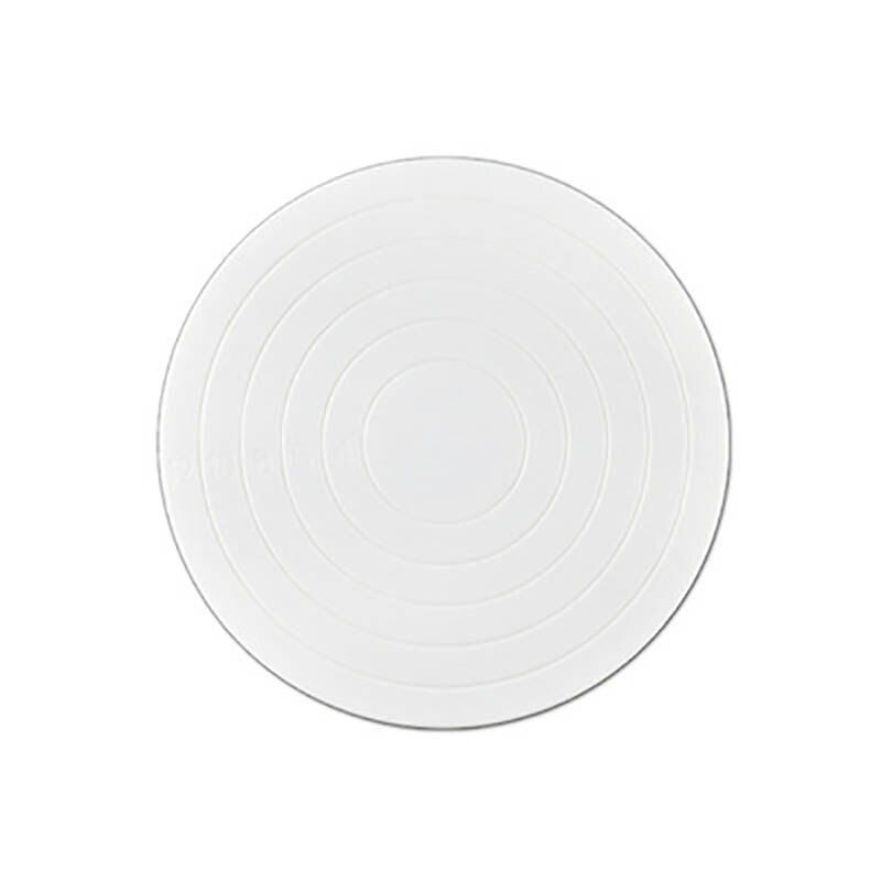 Swivel Base Cookie Cake Turntable Pastry Circle Dessert Stand Turn Table Biscuits Rotating Tray Kitchen Baking Decorating Tools: white