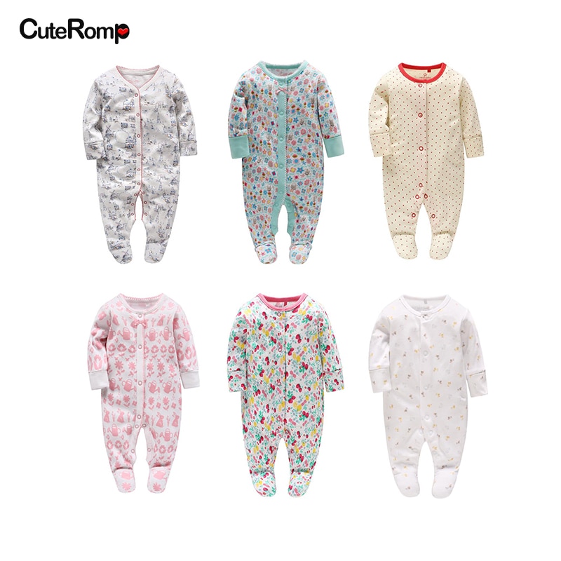 0-3m tøj til nyfødte babyfodbolde babykostumer jumpsuit pandebånd blonder bomuld baby drenge pige tøj ét stykke bebe roupa