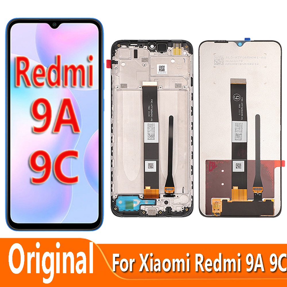 6.53&quot; Original For Xiaomi Redmi 9A 9C NFC LCD Display Touch Screen Replacement Digitizer Assembly M2006C3MG M2006C3MT M2006C3MNG