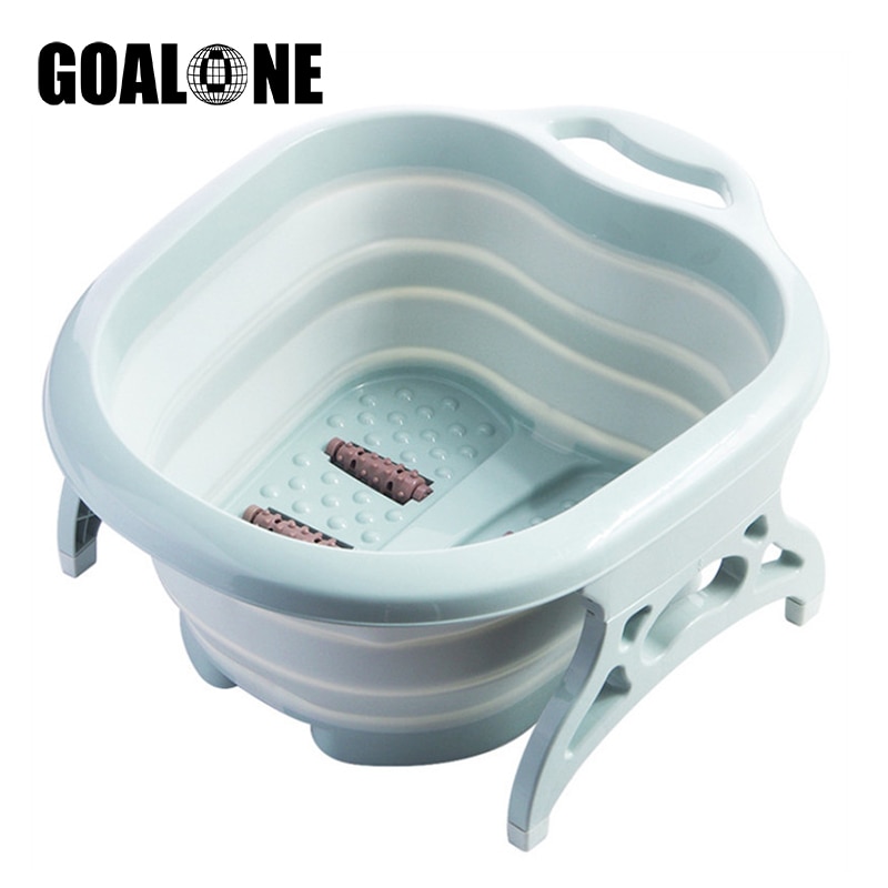 GOALONE-lavabo portátil plegable para pies, cubo para pies, bañera para Spa y pedicura, para viajes
