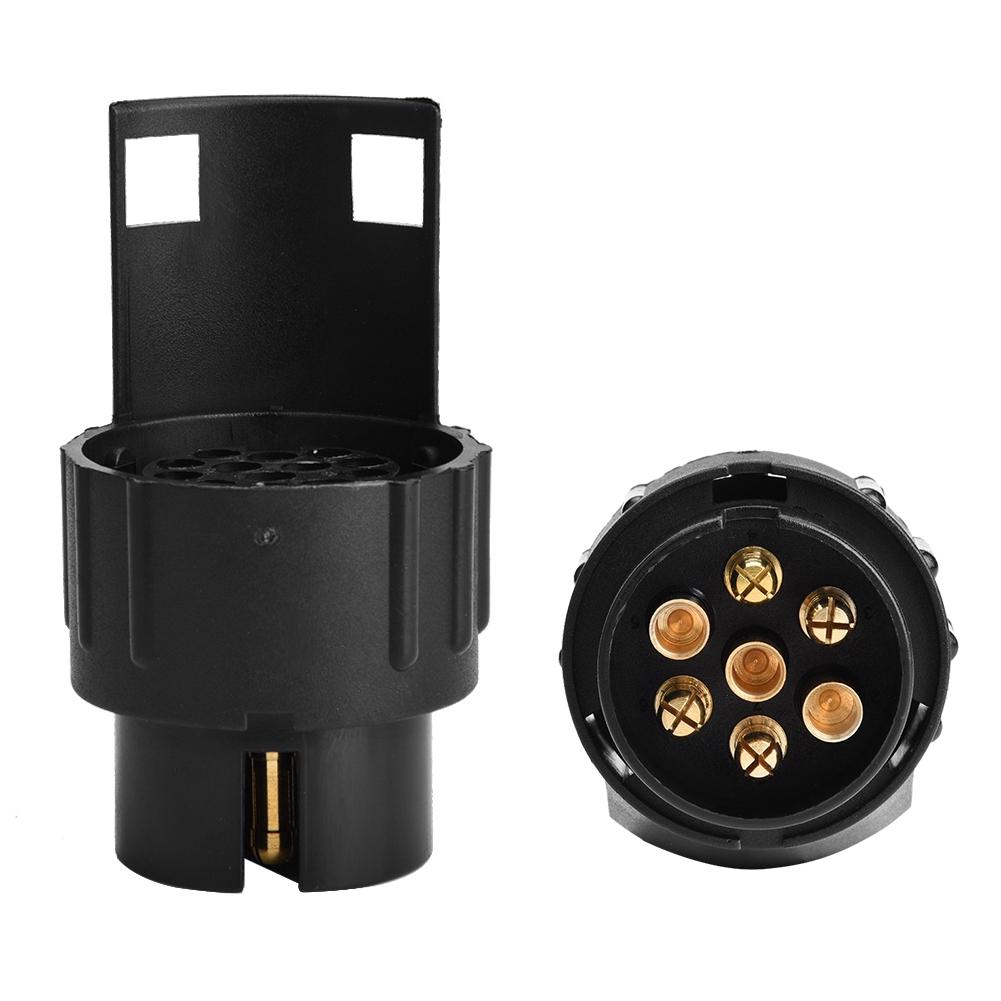 12V 7Pin Om 13Pin N & S Trailer Socket Adapter Plug Converter Connector Voor Trailer Caravan Auto Accessoires