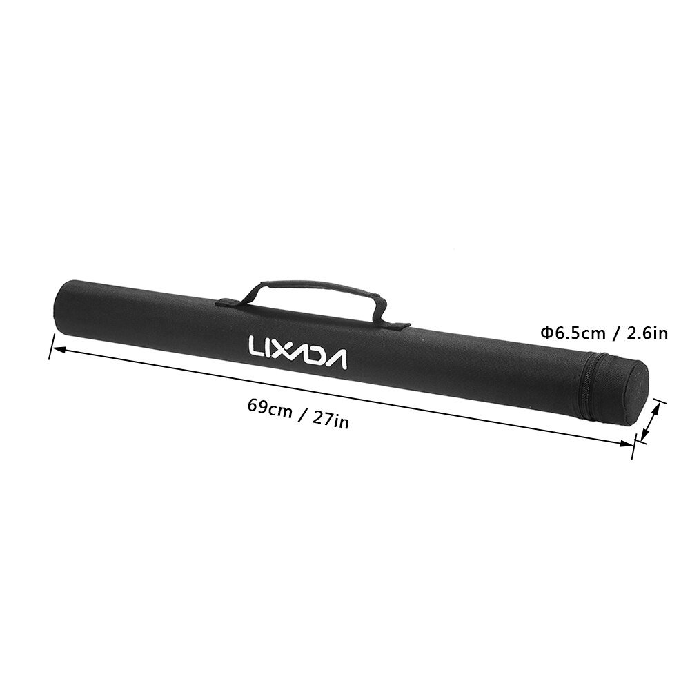 Lixada Fishing Rod Storage Bag Portable Rod Tubes Rod Cases Fishing Rod Barrels Fly Fishing Bag Multipurpose Fishing Bag