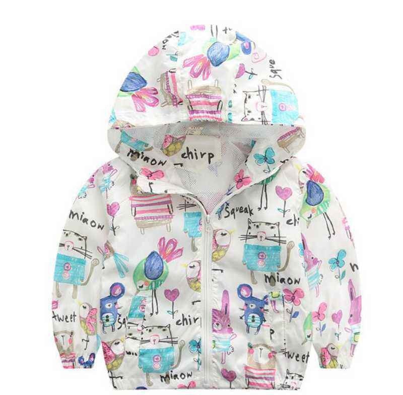 80-120cm Cute Animal Autumn Windbreaker Kids – Vicedeal