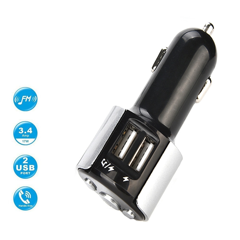 Transmetteur FM sans fil USB modulateur Bluetooth LCD voiture MP3-WMA