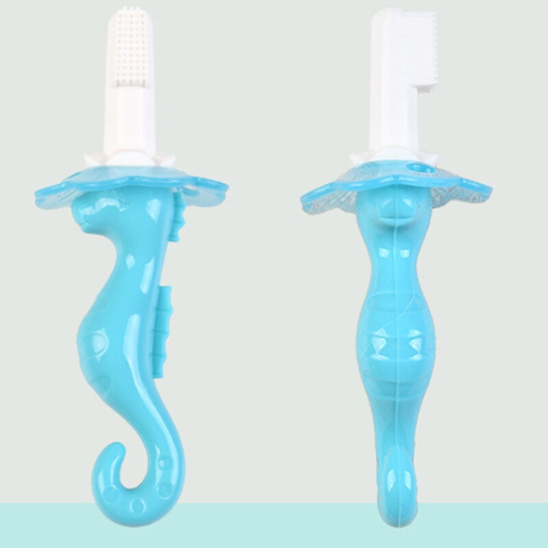 Seahorse Forma bebê Lactentes Crianças Macio Seguro Formação Escova de Dentes Escova de Dentes Crianças Mordedor Mordedor Crianças de Mascar